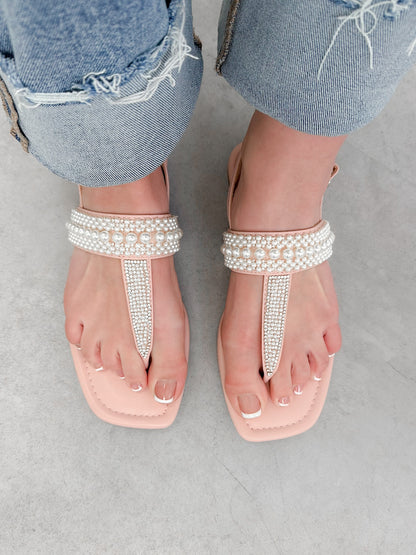 Haute Pearl Sandal in Pink