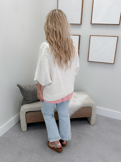 Carly Sweater in Cloud