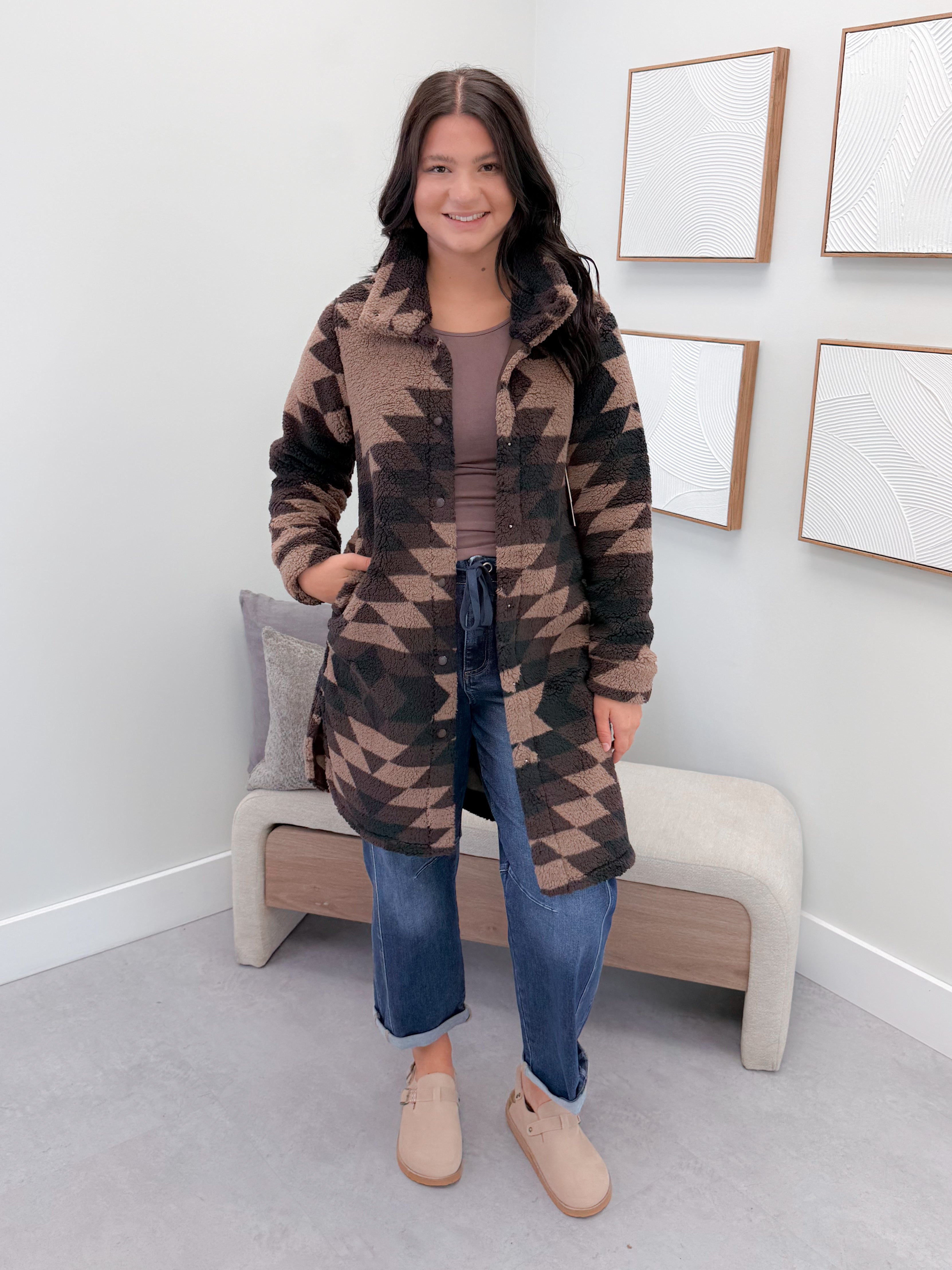 Sonoma Fleece Jacket in Coffee Bean