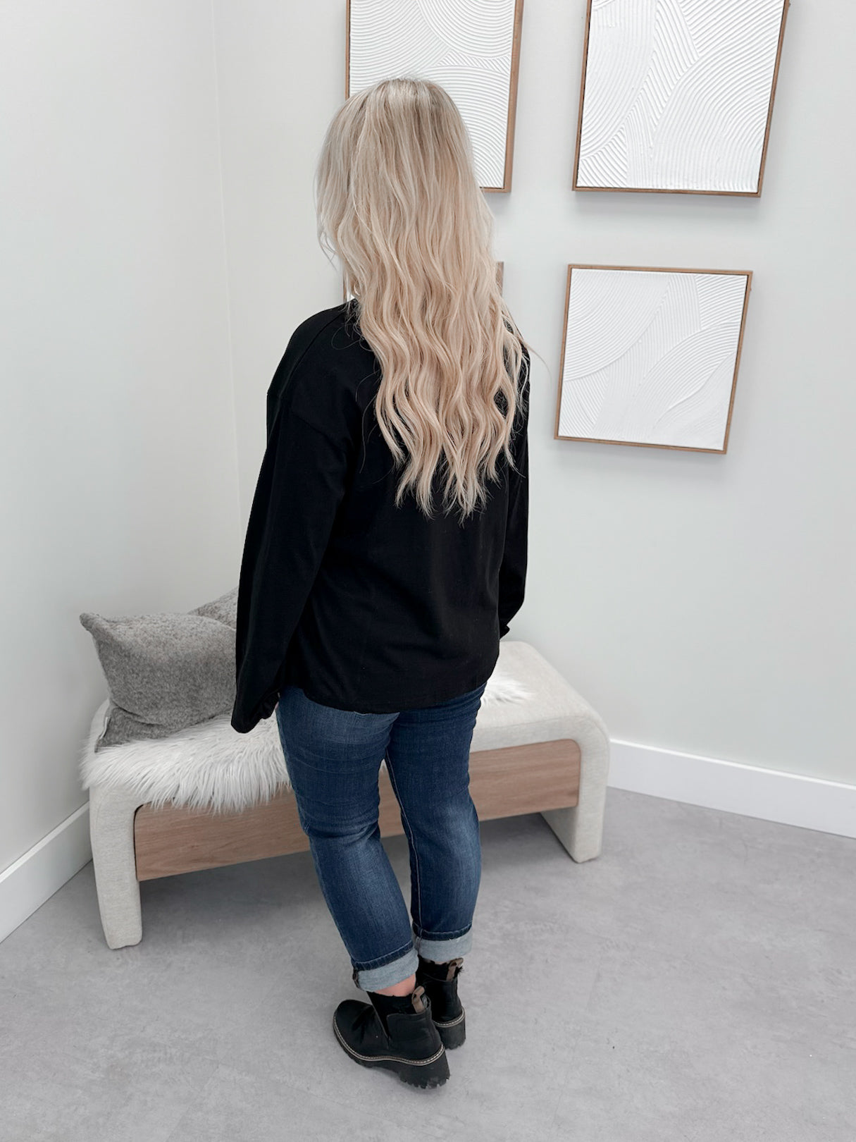 Carmen Long Sleeve in Black