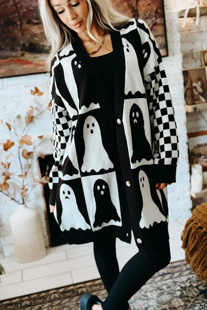 Ghouls Night Out Relaxed Cardigan by Ampersand