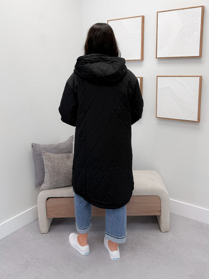 Meadow Quilted Jacket in Black