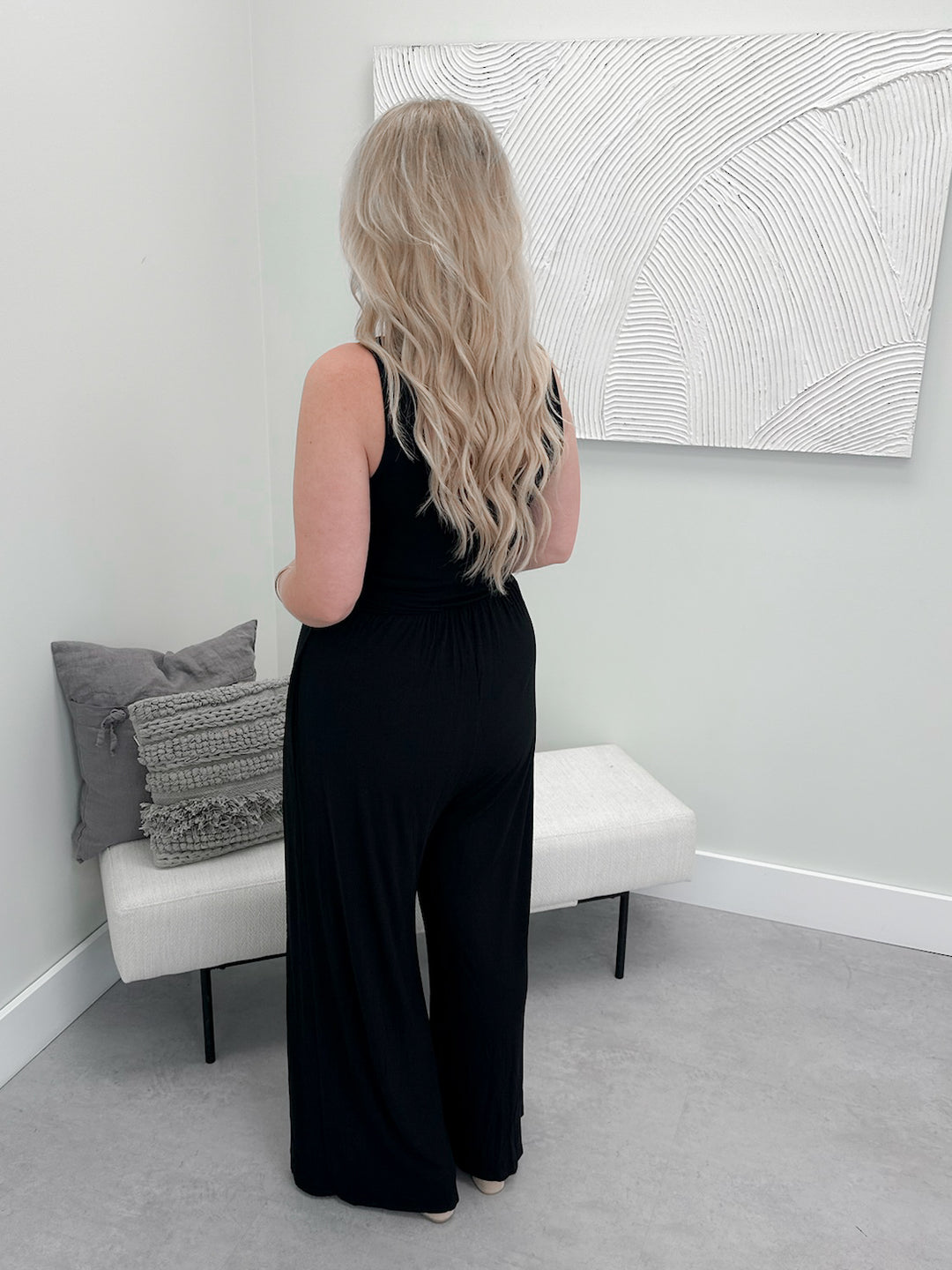 Addie Romper in Black