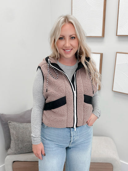 Sky High Vest in Smoky Plum by Free People
