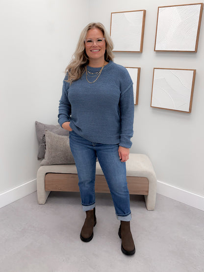 Caspar Sweater in Blue