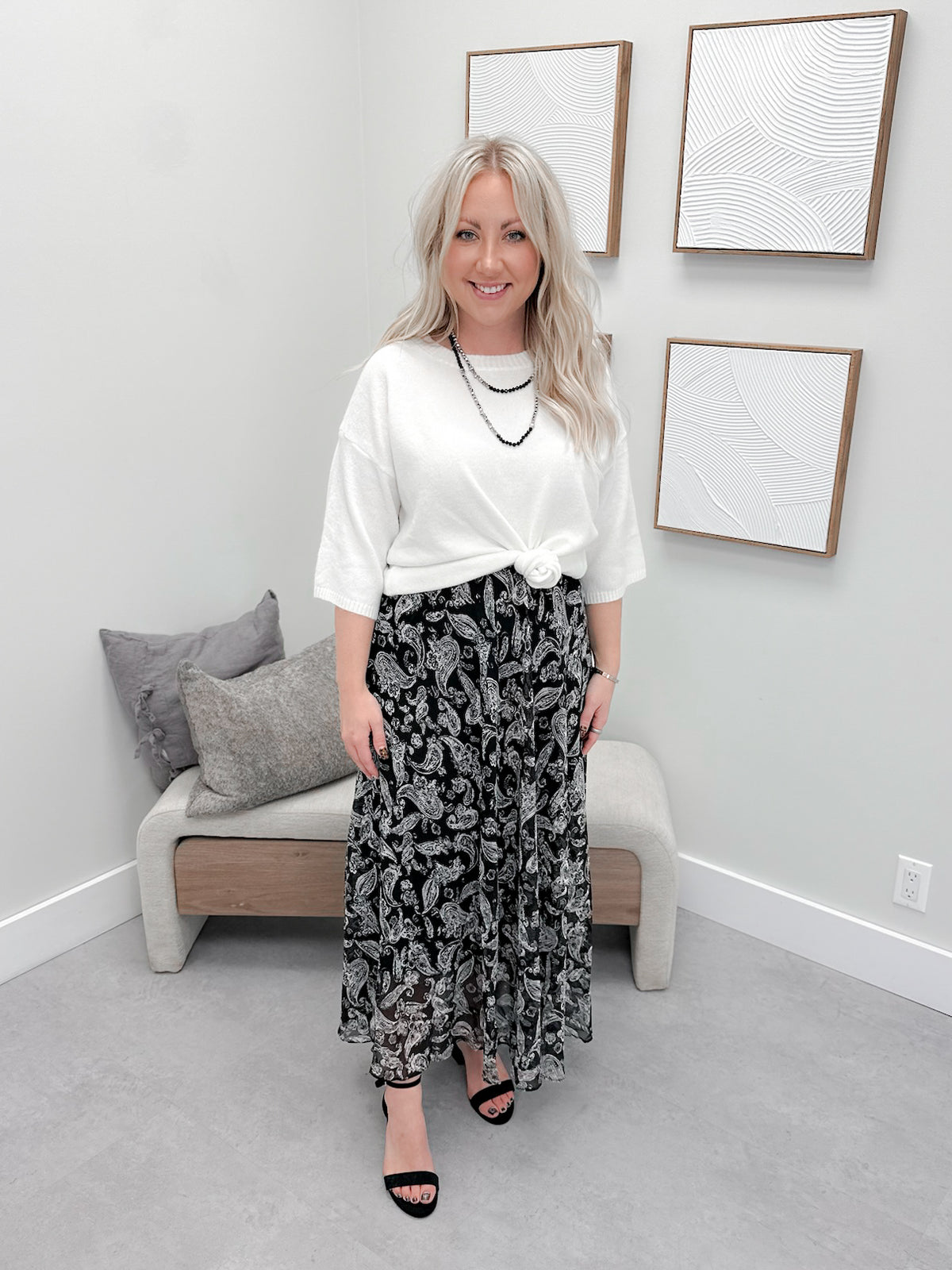 Bayla Skirt in Black