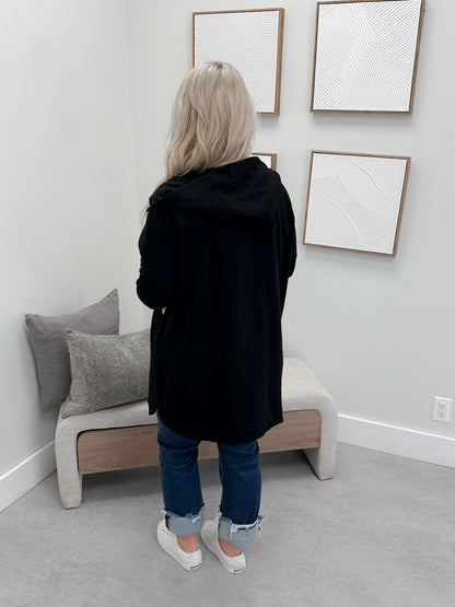 221 Full Zip Hoodie in Black
