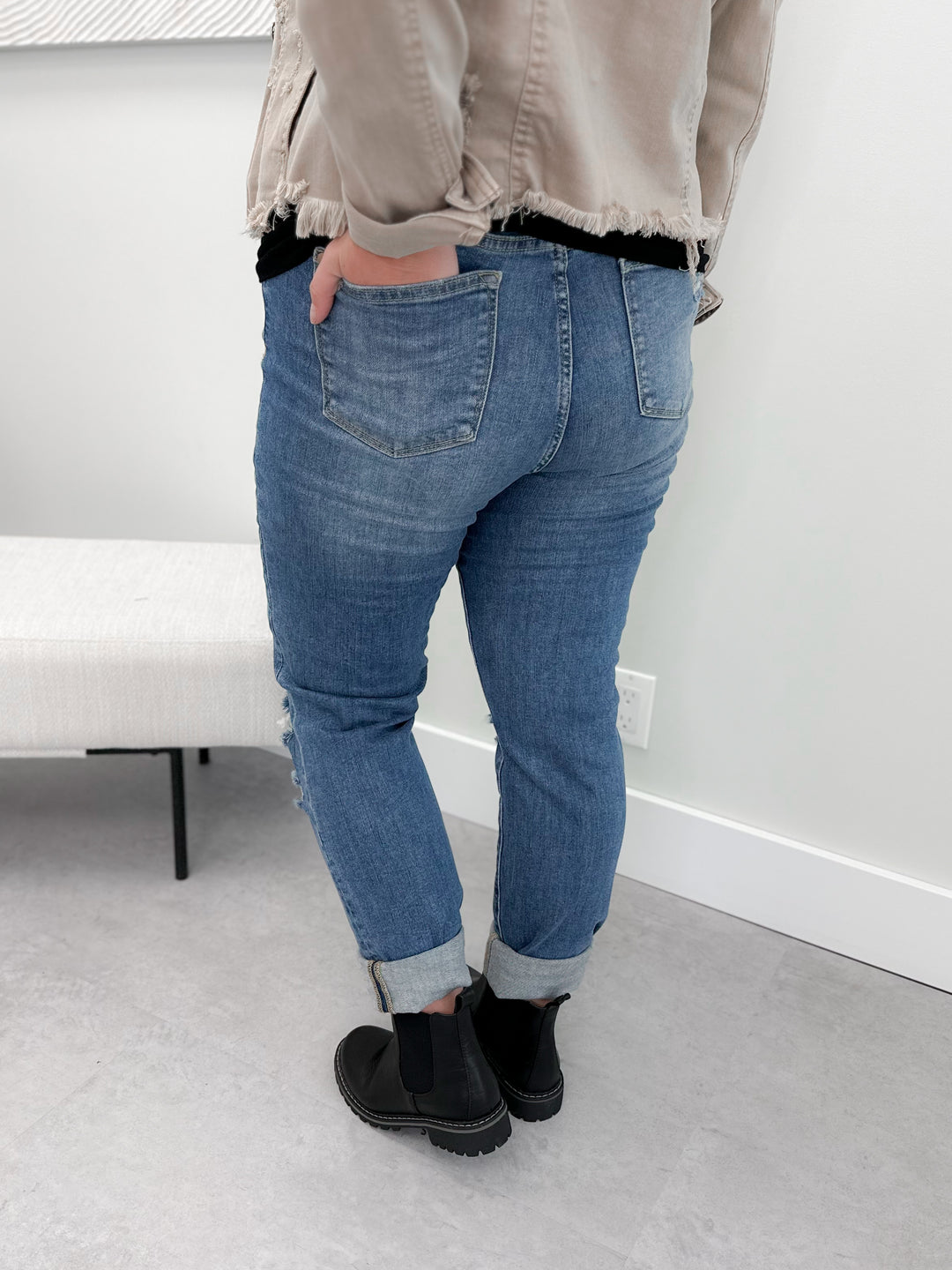 Xyla High Rise Boyfriend Jean by Judy Blue