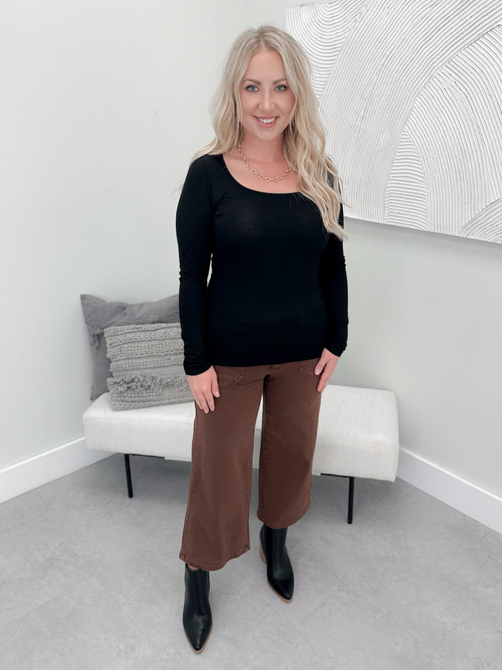 Amy Long Sleeve in Black