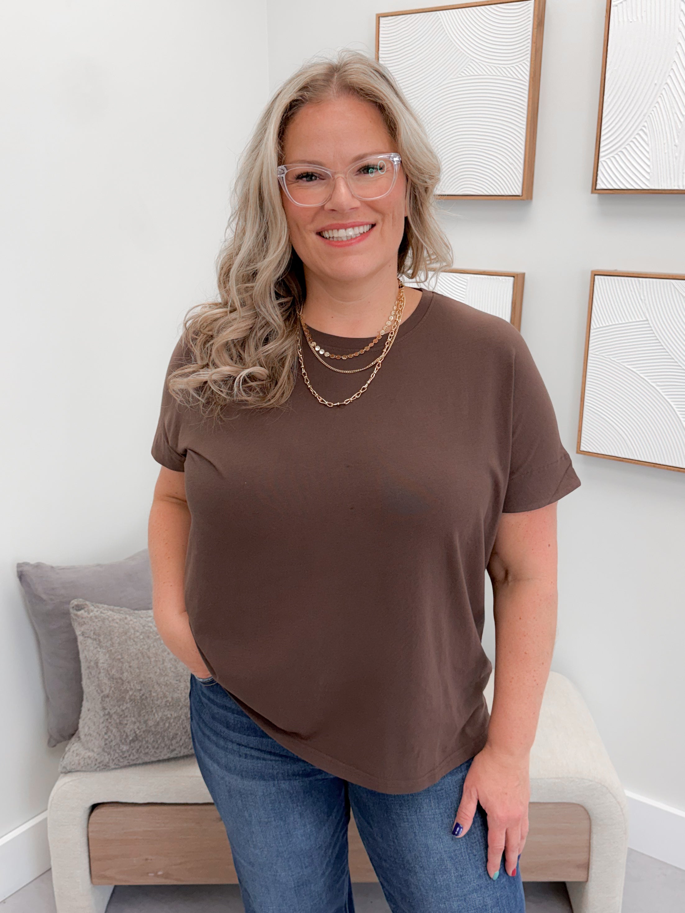 Jessie Tee in Espresso