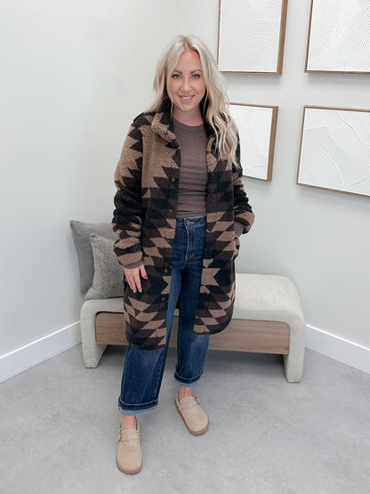 Sonoma Fleece Jacket in Coffee Bean