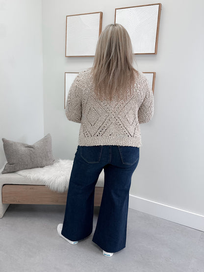 Dawson Cardigan in Sand