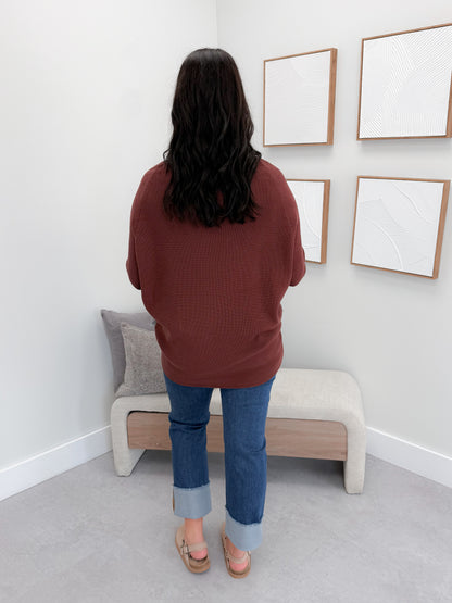 1129 Sweater in Cerise by Twenty Nine The Label