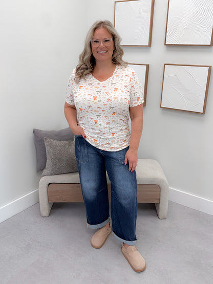 Coralie Tee in Harvet Bows