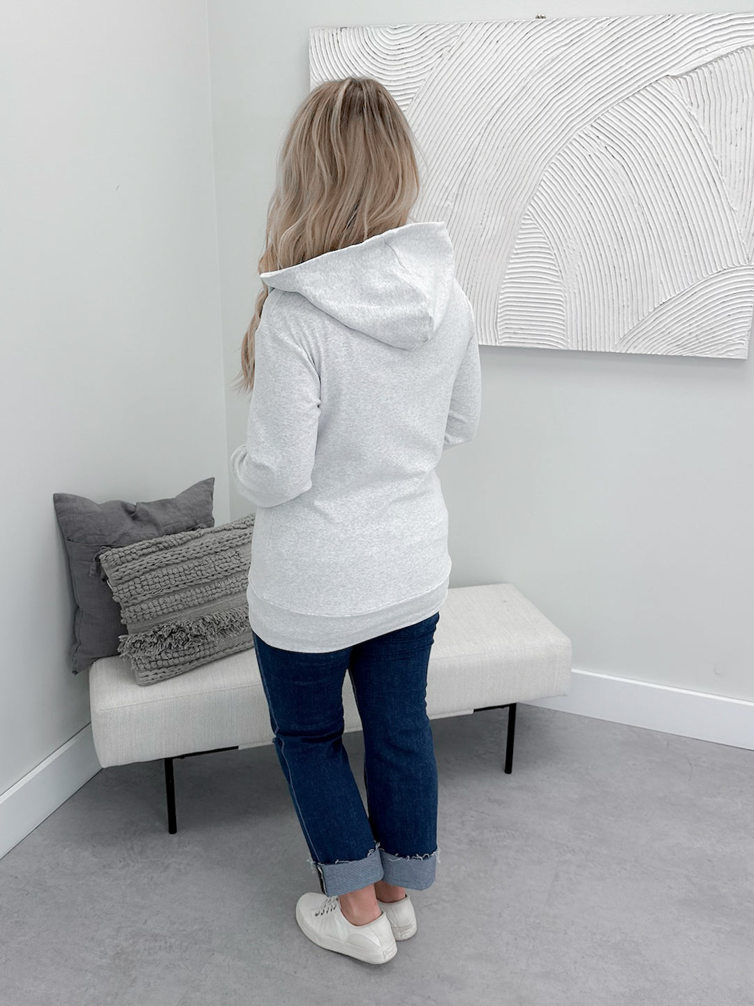 Halfzip Sweatshirt in Golden Girl by Ampersand Avenue