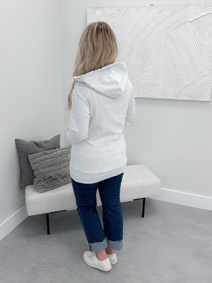 Halfzip Sweatshirt in Golden Girl by Ampersand Avenue