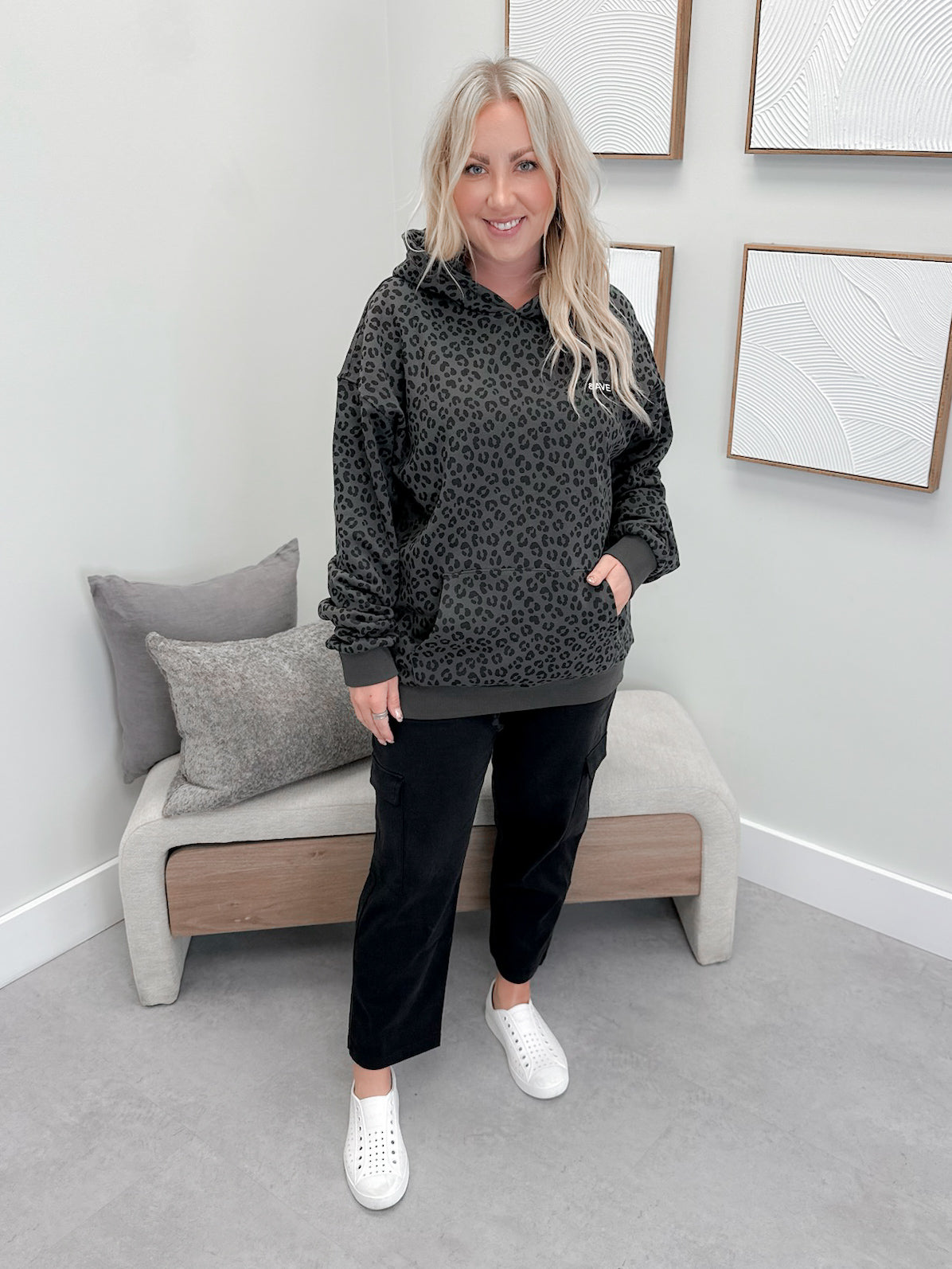 Everywhere Hoodie in Untamed by Ampersand Avenue