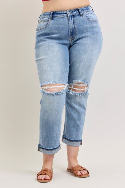 Daze Boyfriend Jeans by Judy Blue