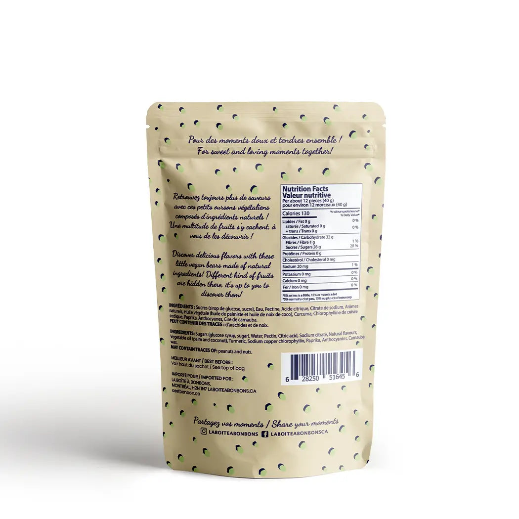 Vegan Bears Gummy Candies by Bon Bon