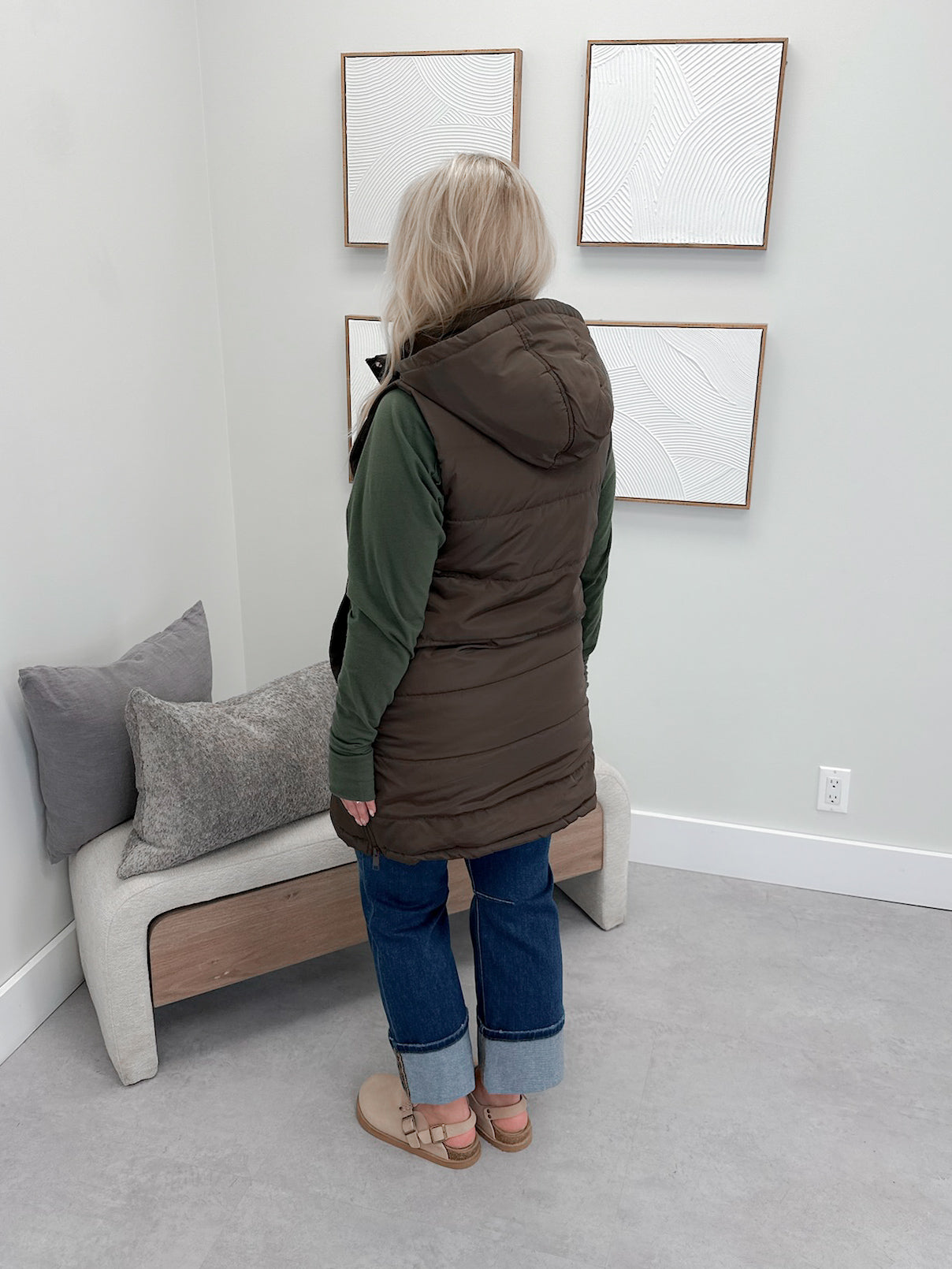 609 Vest in Chocolate by Twenty Nine The Label
