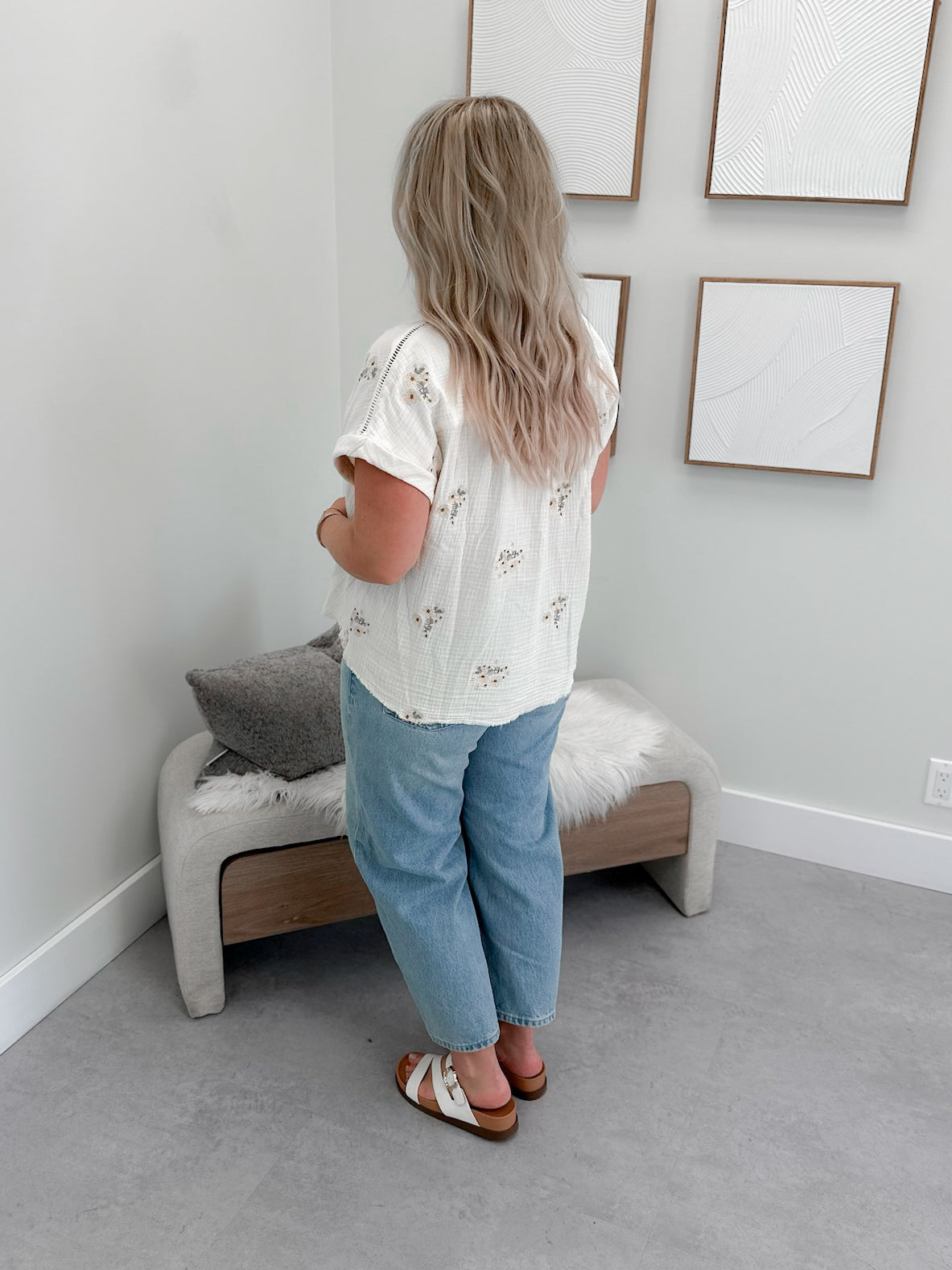 Glory Button Up in Ivory
