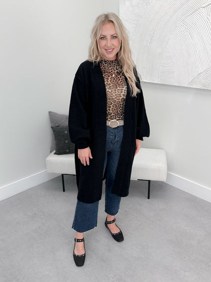 Leta Cardigan in Black - Small