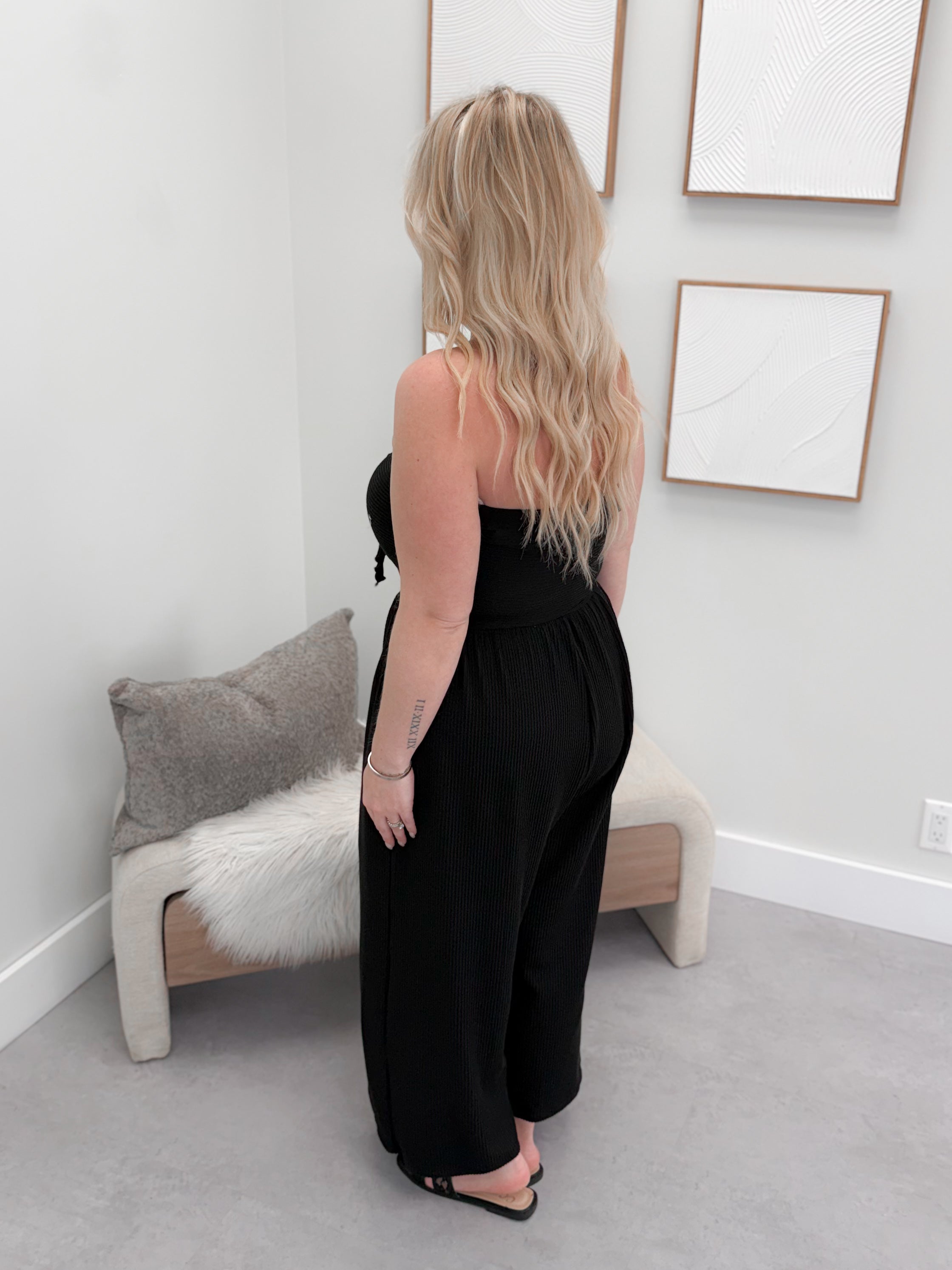 Tianna Romper in Black