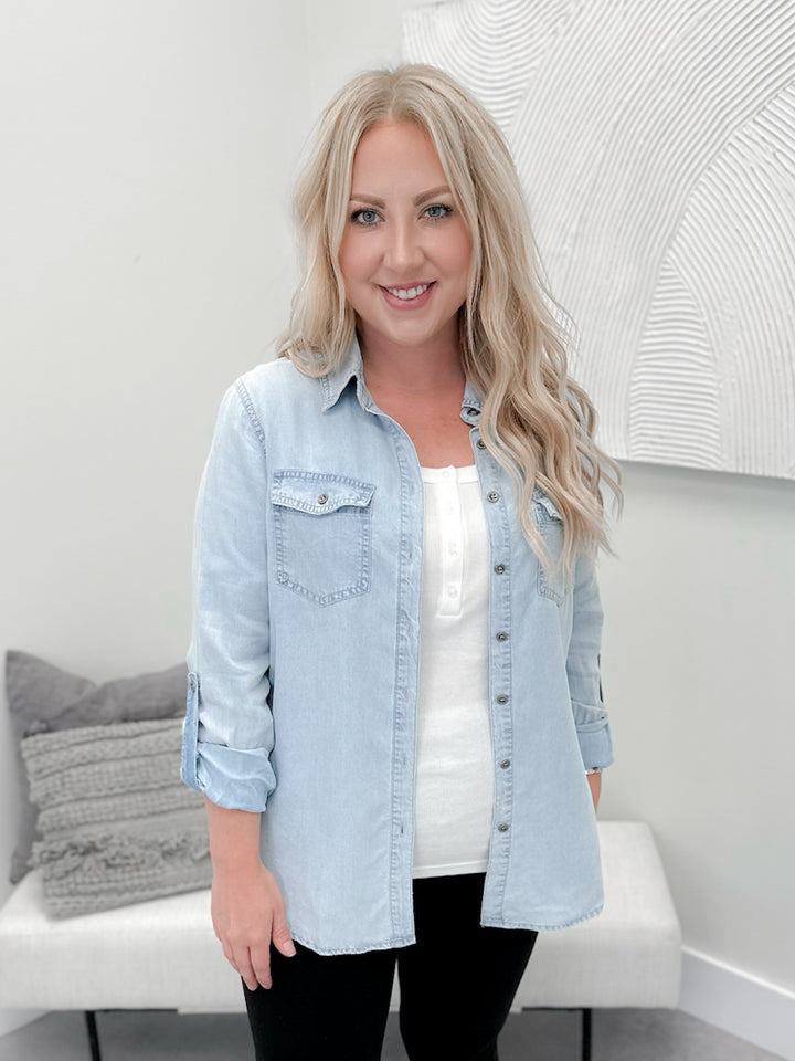 Jules Denim Button Up