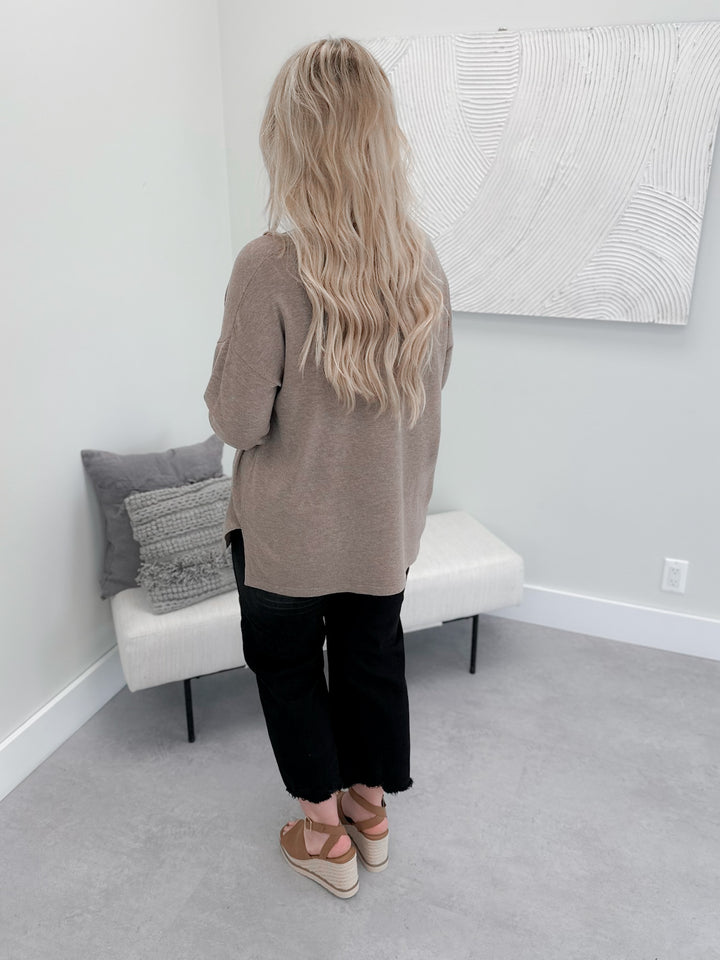 Picture Perfect Sweater in Walnut