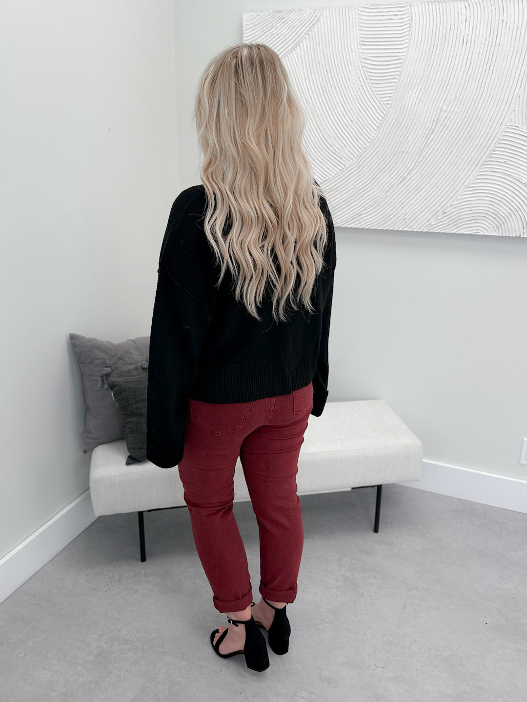 Fling Cardigan in Black