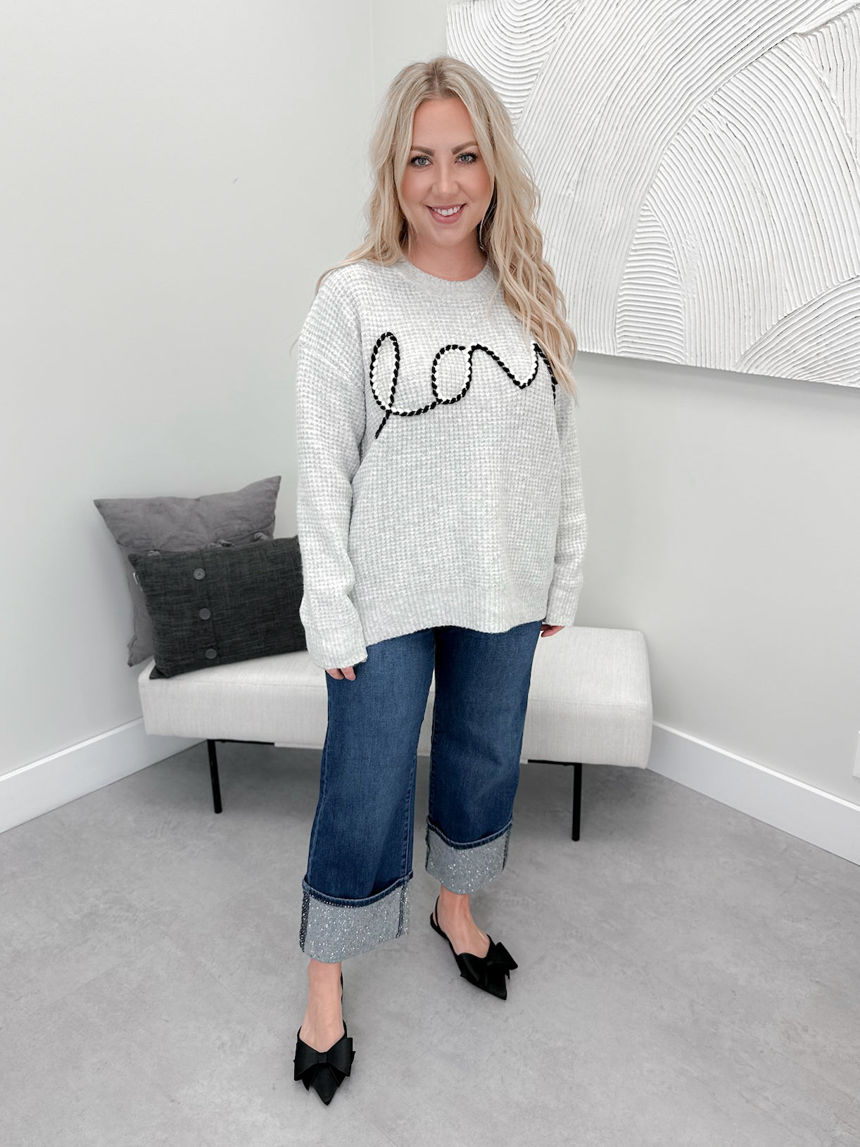 Love Sweater in Grey