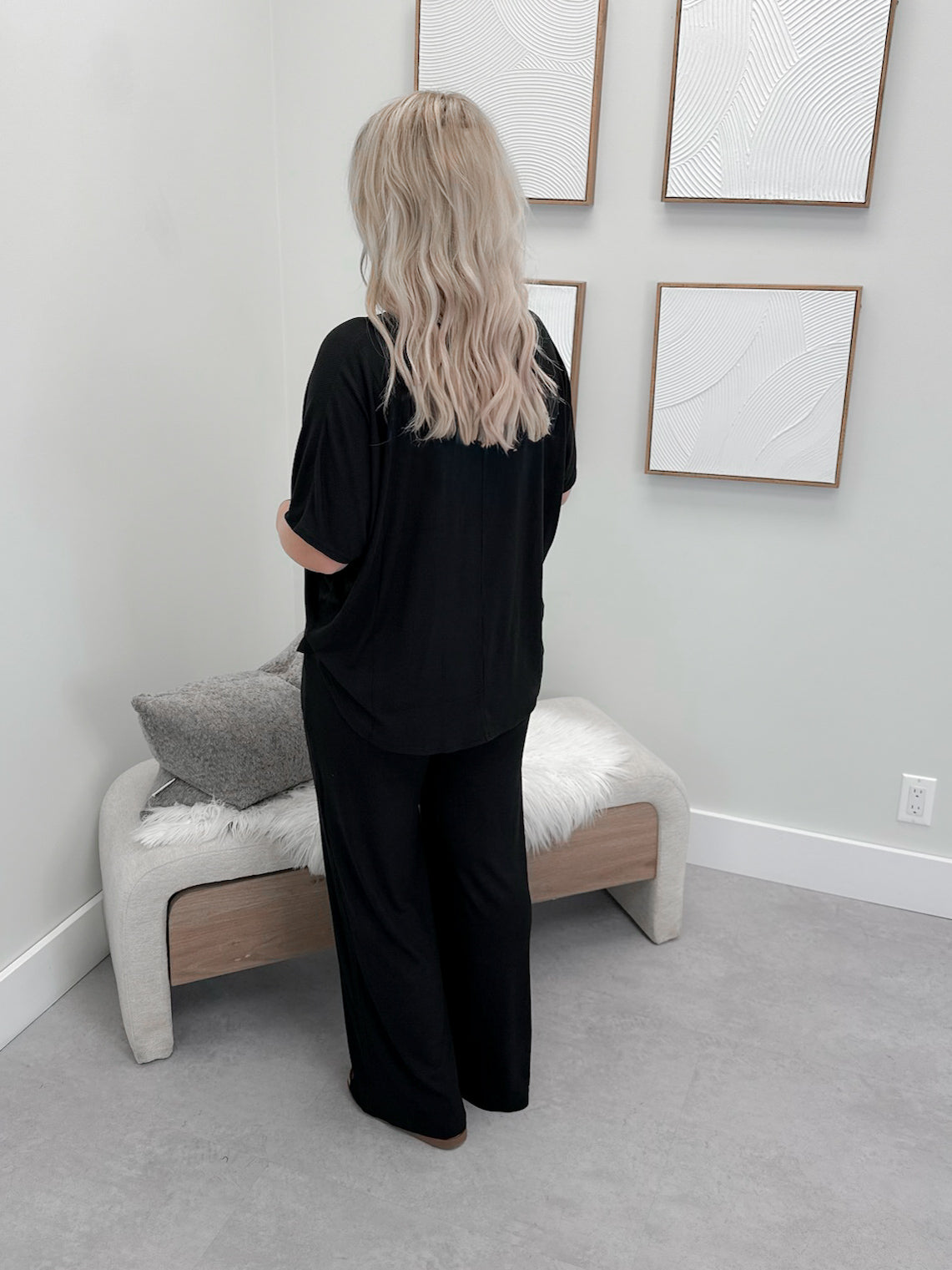 Rooney Comfy Set in Black