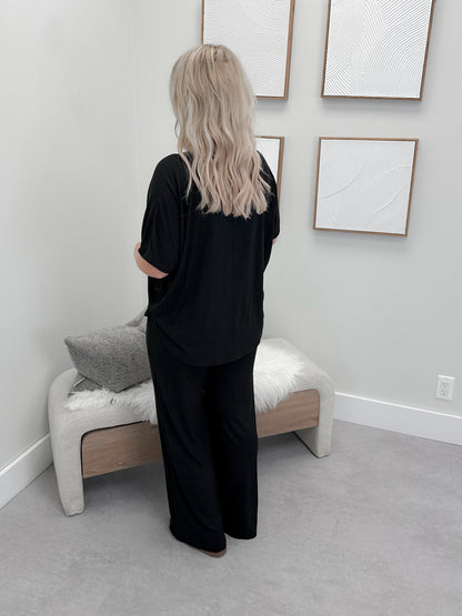 Rooney Comfy Set in Black