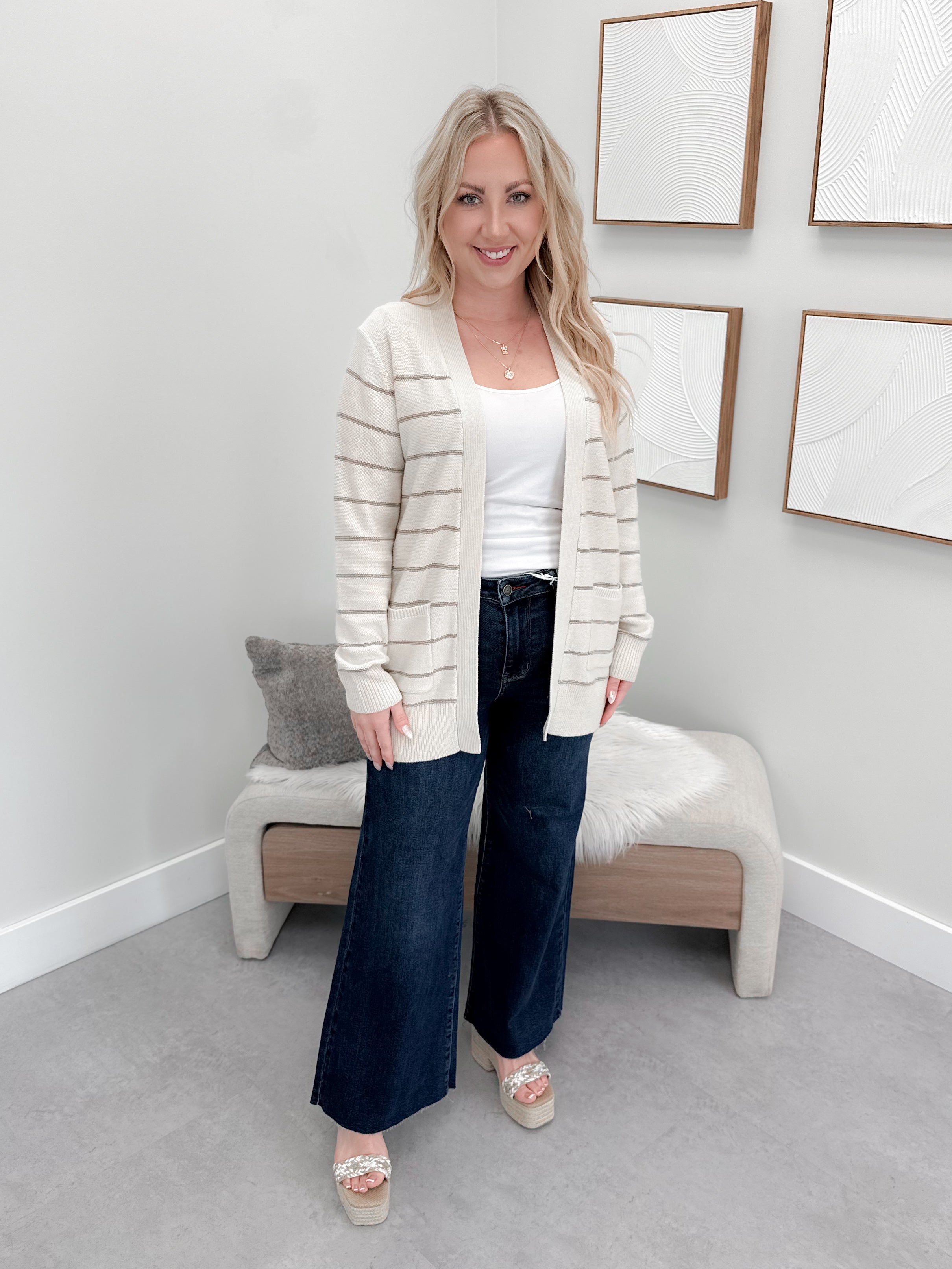 Dusk Cardigan in Taupe