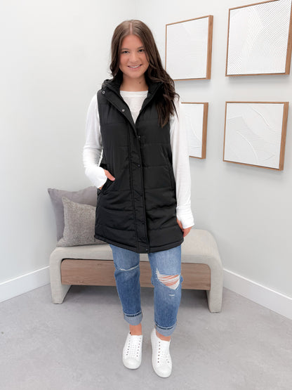 609 Vest in Black by Twenty Nine The Label