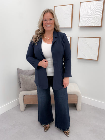 Leigh Blazer in Navy