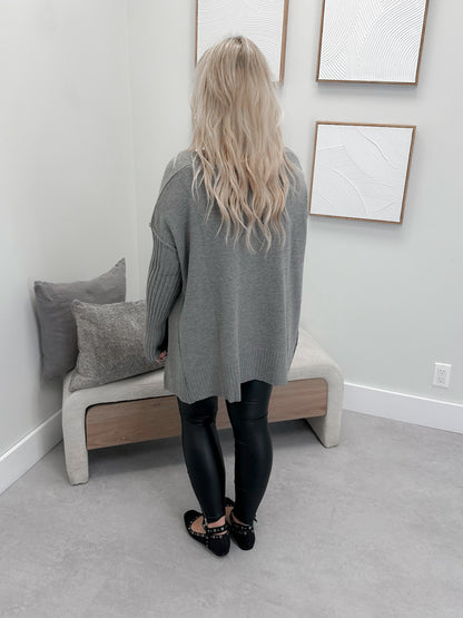 Brock Sweater in Charcoal