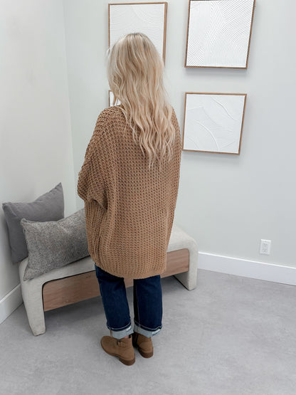 Bennett Cardigan in Camel