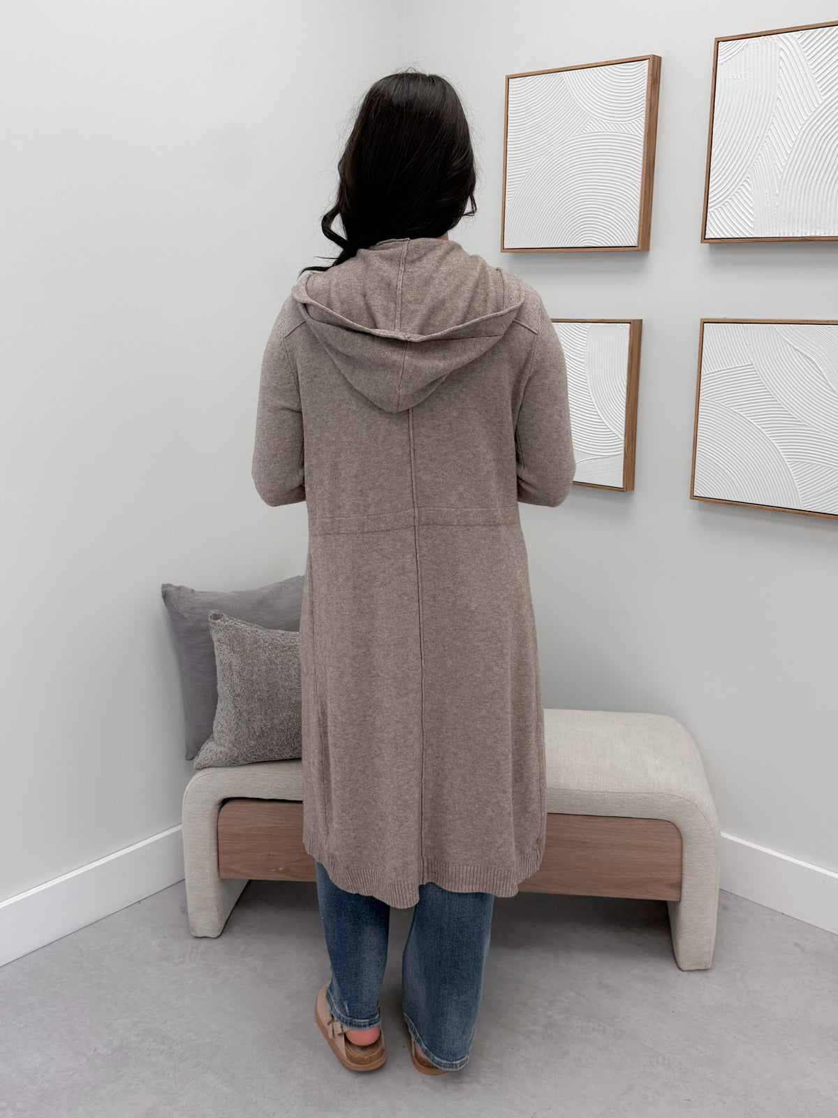 Outlaw Cardigan in Mocha