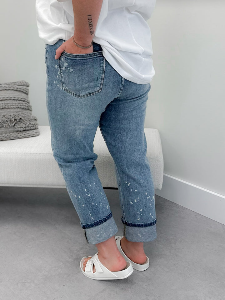 Painter Boyfriend Jeans by Judy Blue