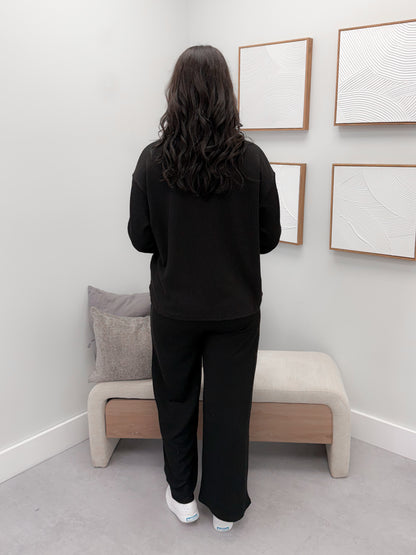 Sallie Wave Set in Black