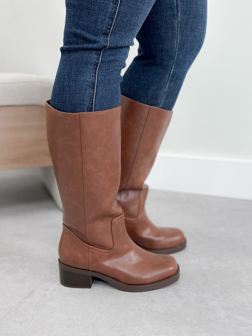 Belvin Boots in Cognac