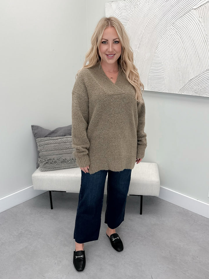 Estelle Sweater in Taupe