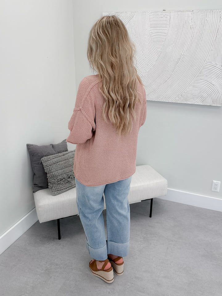 Elsie Sweater in Blush