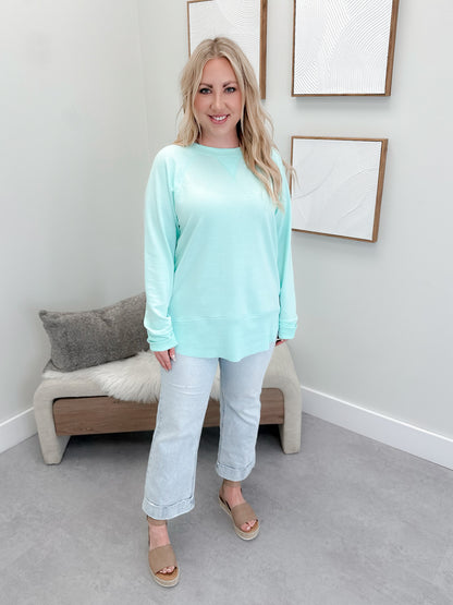707 Long Sleeve in Aqua by Twenty Nine The Label