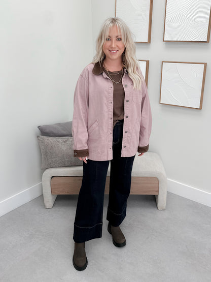 Lottie Jacket in Mauve