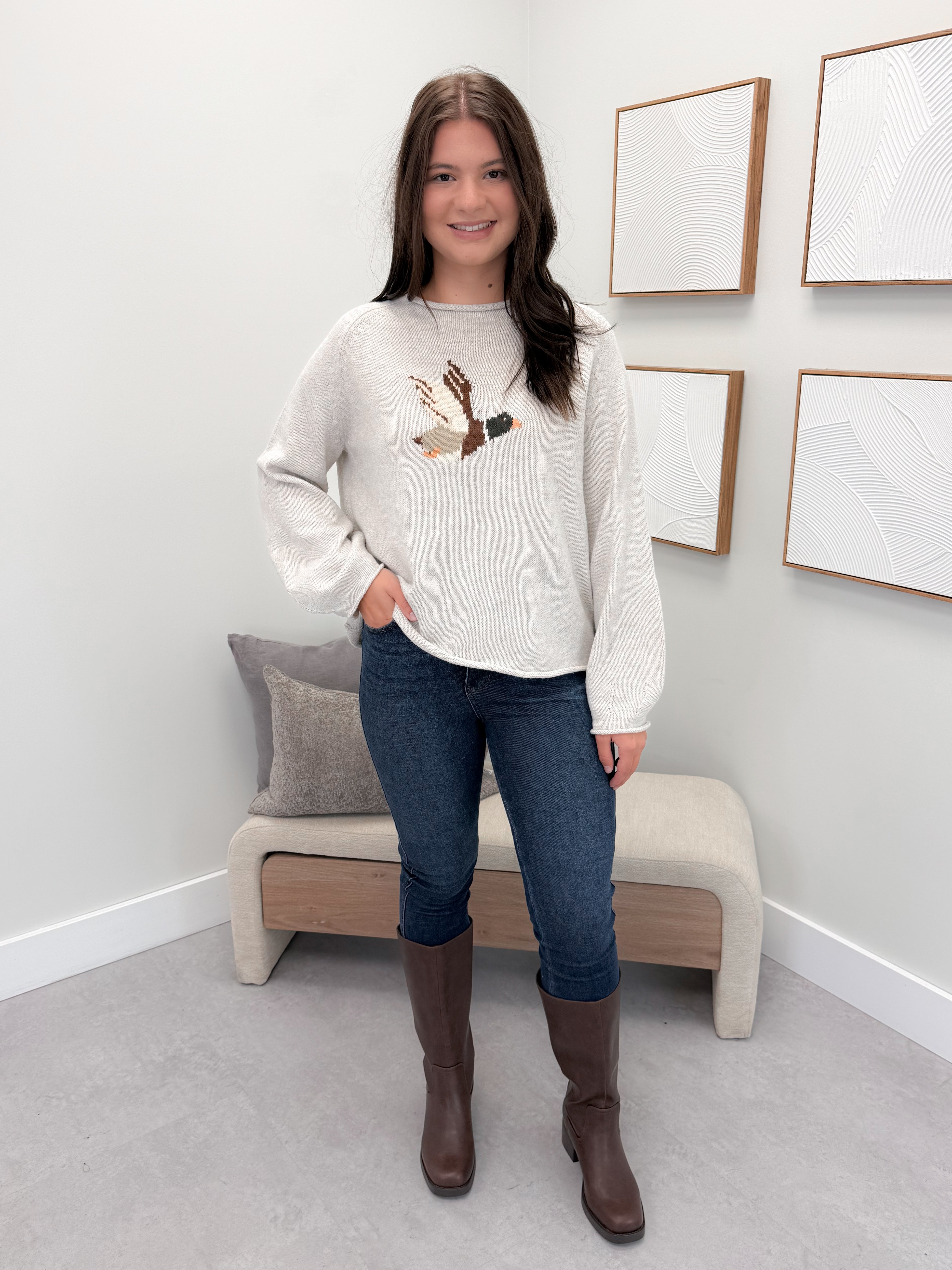 Cove Sweater in Oat