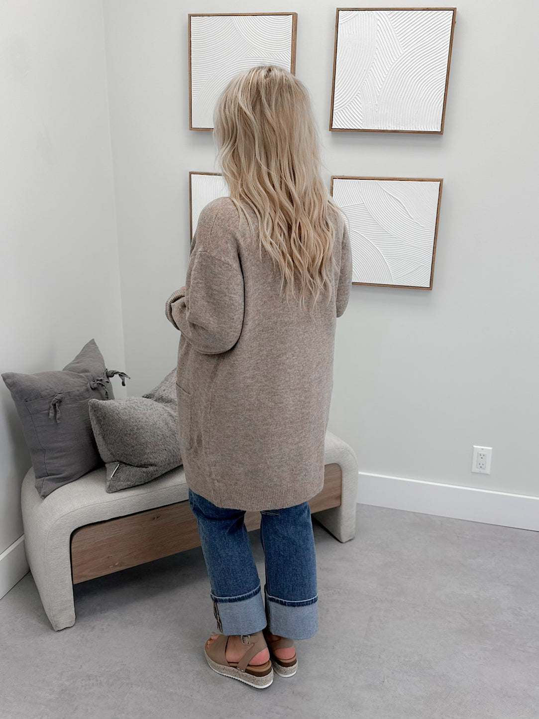 Tabitha Cardigan in Mocha