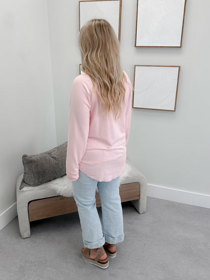 707 Long Sleeve in Petal Pink by Twenty Nine The Label