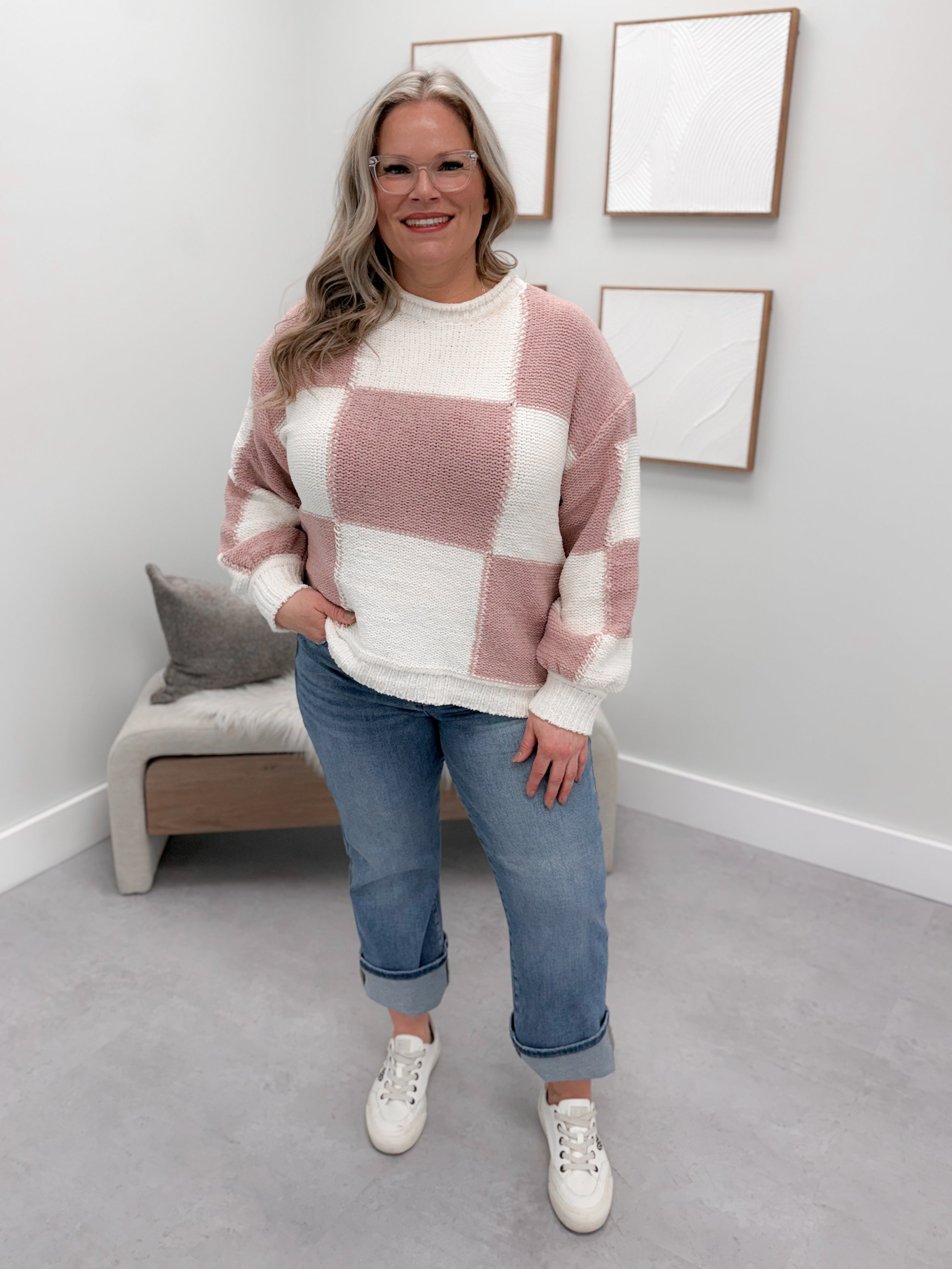 Devyn Sweater in Mauve